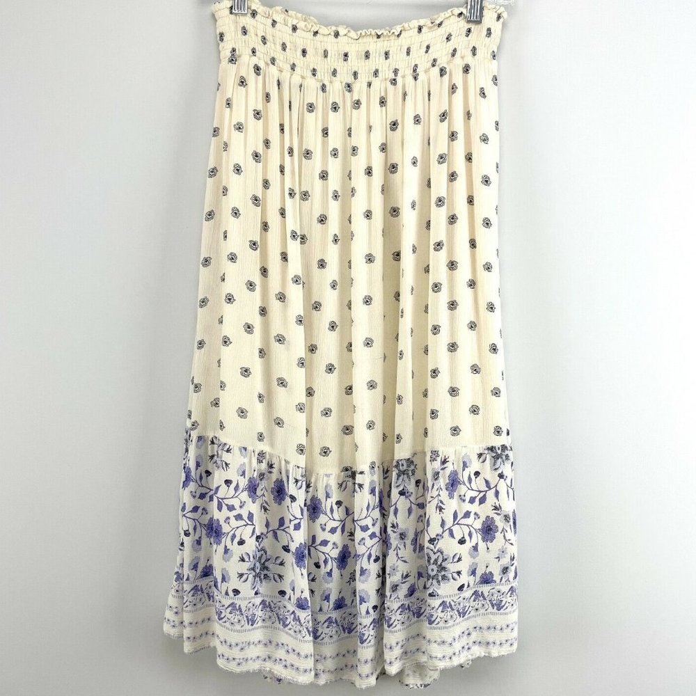 Boho style elastic waist crinkle Skirt by Old Navy San Francisco